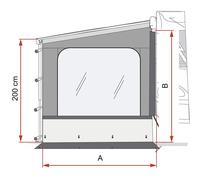 Fiamma Side W Pro Van F43 (300) Ext.250
