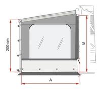 Fiamma Side W Pro Van F43 (300) Ext.250 Awning