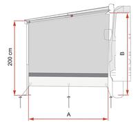 Fiamma Sun View Side Van F43 Ext.250
