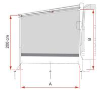 Fiamma Sun View Side Van F45 Tent Extension