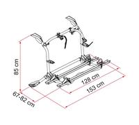 Fiamma Vw T6 Pro Bike Rack For 2 Bikes 4 Bikes Deep Black