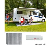 Fiamma Winch Awning F45 S Wind Out 190 Polar White Royal Grey Fabric 06280M01R