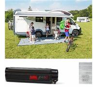 Fiamma F45 S Winch Awning Wind Out 350 Deep Black Case Royal Grey Fabric