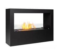 Fiamme Scoppi 3.0kW 5-6h Bio Ethanol Fireplace Black