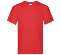 FIANA FASHIONS Men’s T-Shirt 100% Cotton Crew Neck Tee Soft, Comfortable, Classic Fit Short Sleeve Plain T Shirt for Men Casual Daily Wear Red