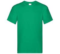 FIANA FASHIONS Men’s T-Shirt 100% Cotton Crew Neck Tee Soft, Comfortable, Classic Fit Short Sleeve Plain T Shirt for Men Casual Daily Wear Kelly Green