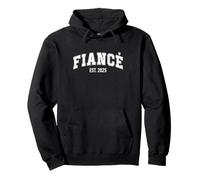 Fiancé Est. 2025 Engaged Groom Future Husband Engagement Pullover Hoodie
