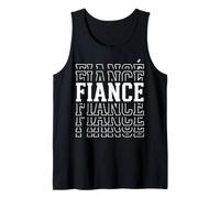 Fiancé Funny Layered Text Engagement Husband-to-Be Tank Top