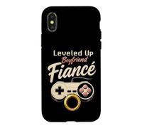 Fiance Leveled Up Engagement Newly Engaged Gift Case for iPhone X/XS