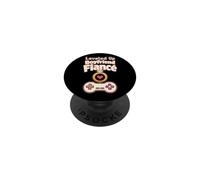 Fiance Leveled Up Engagement Newly Engaged Gift PopSockets Adhesive PopGrip