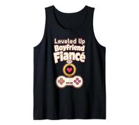 Fiance Leveled Up Engagement Newly Engaged Gift Tank Top