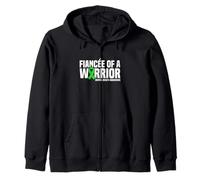 Fiancee of a Warrior Mental Health Awareness Zip Hoodie