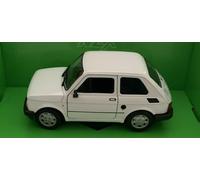 WELLY DIE CASTING Diecast Model Car Polski Fiat 126p 1:21 Large Scale White