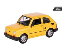 Fiat 126p PRL Die-Cast Model Car 1:21 Yellow