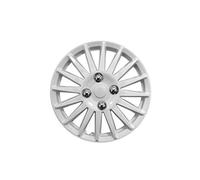 Fiat 500 14" Stylish Gloss White Wheel Cover Hub Caps x4
