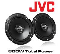 Fiat 500 2007> JVC 6.5" 17cm 2-Way Coaxial Front Door Speakers 600W