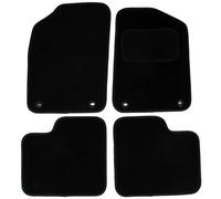 Fiat 500 2012 Onwards Tailored Black Carpet Car Mats 4pc Set Actiasmat