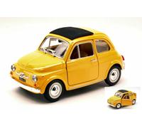 Fiat 500 F 1965 Yellow 1:24 Model 22098Y BBURAGO