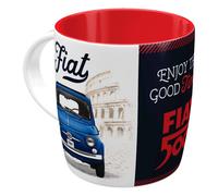 Fiat 500 Mug, Nostalgic Art Fiat 500 Classic Car Mug, Fiat 500 Tea Coffee Mug