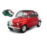 Fiat 500 Tribute Italian Livery 1965 Red / Green / White 1:18 Model 1801409