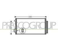 PRASCO FT040C002 Air conditioning condenser