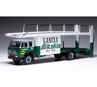 Fiat 673 Racing Lancia Alitalia Transporter 1976 Green/White Reprod.1:43 Model
