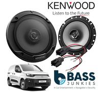 Fiat Doblo MK3 2022 On KENWOOD 600 Watts 2 Way Front Door Car Speakers Kit