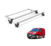 Fiat Doblo Roof Rack Fits 2010-2022 2X Bars + Roller Rhino Kammbar Fleet Only Fits Second Generation Standard And Maxi Models