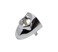 Fiat Door Handle Code Cover, Chrome, Left, Modern, Metal, Knob, Key Lock, Snap-on, Indoor and Outdoor, Exterior, Egea, Tipo