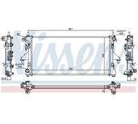 Radiator 63556 Nissens 1349196080 13491960 1349196080 1349207080 1362308080