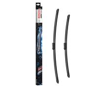 Bosch Aerotwin A 224 S - Front Windscreen Wipers - Set of 2 Replacement Blades - Comes with Pre-assembled Adapter - 2 Blades, 650mm/550mm - Only for right-hand drive (UK)