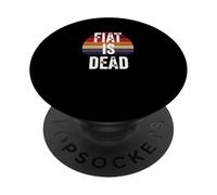 Fiat is dead sound money hard truth freedom sats bitcoin PopSockets Adhesive PopGrip