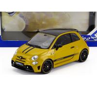 Fiat Nuova 500 Abarth 595 2022 Yellow Met Black 1:18 SOLID SL1811306