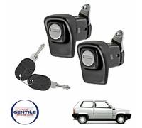 Fiat Panda 1989 Pair Button Lock Door Left + Right with Key
