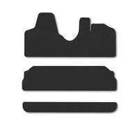 Fiat Scudo Panorama (2007-2016) Rubber Van Mats Accessories Tailored Fit Compatible Accessory Waterproof Protection Non-Slip Car Floor Mats 3mm Thick Full Coverage Durable Coverage with Clips