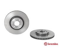 FIAT DOBLO Brembo Coated Brake Discs Front Cargo 2000- Pair