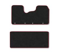 Fiat Talento (2016+) [Crew Cab] Van Mats Accessories Tailored Fit Carpet Car Floor Mats Non Slip Red Trim Accessory Durable Anti Slip Hand-Finished Compatible Full Coverage Granulated Backing Clip