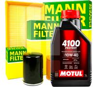 Fiat Tune Up Kit Mann Filters Oil Change 1.2 3LT MOTUL 10W40