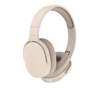 Fiauli Over Ear Headphones Wireless Bluetooth,HiFi Foldable Intelligent Noise Cancelling Adjustable Wireless Headset,Bluetooth 5.1 Stereo Clear Call Quality,iOS & Android for Sports Travel Beige
