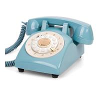 FiayaCom Audio Guest Book, Wedding Phone, Keep Your Special Occasions, Custom Audio Messages, Wedding Party Confession (Art Deco, Fresh Blue)