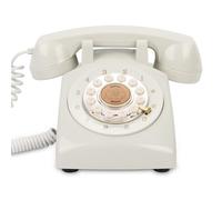 FiayaCom Audio Guest Book Wedding Phone, Preserve Your Special Occasions, Customized Audio Messages, Like Leaving A Voicemail Message, for Wedding, Party, Confession (Art Deco,Fresh-Beige)