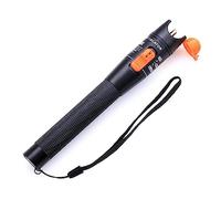 FIBAsource 10KM Fiber Optic Visual Fault Locator VFL Tester - 10mW Red Laser, 650nm, Cable Break Detector for FC/SC/ST/LC, Battery Powered, Includes Pouch & Spare Ceramic Core