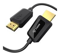 FIBBR 8K HDMI Fiber Optic Cable 15M, 48Gbps Ultra High Speed HDMI 2.1 Cable/AOC Support 8K@60Hz, 4K@120Hz/144Hz HDR eARC Compatible with PS5, Xbox Series X, PC, TV