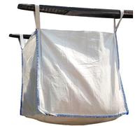 FIBC Bulk Bags High Quality 1 Tonne White Builders Garden Waste Bags