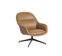 Fiber leather lounge chair, Iskos-Berlin Cognac one size