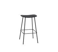Fiber Bar Stool 75 cm Black / Black Muuto - 5713295826204