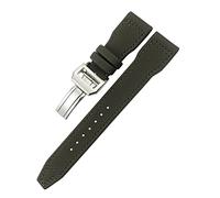 Fiber Canvas Watchband 20Mm 21Mm 22Mm for Iw3777 Sport Fiber Canvas Watch Strap/Black Round Buckle/21Mm