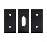 Fiber Cloth Stove Protector Pad 53.8cm Black Non-Stick | Fits for samsung 5-hole stoves, 53.8x27cm size, heat resistant to 570°C, prevents grease stains