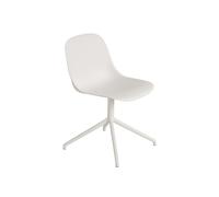 Fiber Dining Chair w. Swivel Base White