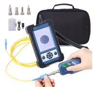 Fiber Inspection Probe with 3.5'' HD LCD,Real-time Video, Compatible with FC/SC/ST/LC Connectors for Professional Fiber Optic Testing